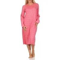 Normann Nachthemd Normann Damen langarm Nachthemd im klassisch eleganten Design
