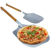 Dimono Pizzaschieber DIMONO Antihaft Pizzaschieber mit Holzgriff - Metall Pizzaheber, XXL