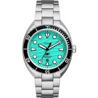 Fossil Quarzuhr BREAKER FS6066, Armbanduhr, Herrenuhr, Damenuhr, Datum, Edelstahlarmband