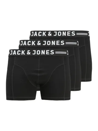 JACK&JONES - JACSENSE TRUNKS 3-PACK NOOS PLS black