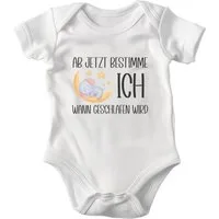 22Feels Kurzarmbody Bio Unisex Babybody Weiss Kurzarm Strampler Babyparty Geschenk Weich BIO-Baumwolle - In Deutschland Bedruckt - Niedlicher Print