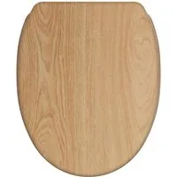 Sanilo WC-Sitz Holz mit Absenkautomatik & Quick Release, Premium Toilettendeckel, abnehmbar, leichte Montage von oben