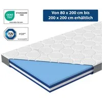 Genius, Topper eazzzy Royal Hybrid 2in1 Wende-Matratzentopper vers. Größen, 11 cm hoch, Viscoseschaum, OEKO-TEX® Standard 100 