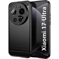CoolGadget Handyhülle Carbon Handy Hülle für Xiaomi 17 Ultra 6,9 Zoll, robuste Telefonhülle Case Schutzhülle für Xiaomi 17 Ultra Hülle