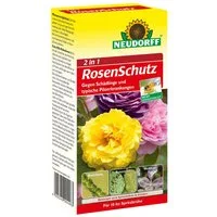 Neudorff Insektenspray 2in1 RosenSchutzmittel - Kombipack gegen Schädlinge & Pilzerkrankungen, für 10L Spritzbrühe gegen Pilzkrankheiten wie Echten Mehltau an Rosen, zur effektiven Bekämpfung von Schädlingen wie Blattläuse, bekämpft auch Spinnmilben 