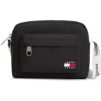 Tommy Jeans Umhängetasche TJW ESS DAILY CROSSOVER, Damen Schultertasche, Handtasche mit kontrastfarbigem Logo-Aufnäher