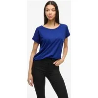 Vila Rundhalsshirt VIDREAMERS NEW PURE T-SHIRT/SU-NOOS Baumwollmischung, regular fit