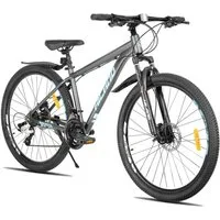 HILAND Mountainbike 27.5 Zoll Offroad-MTB für Erwachsene, Männer und Frauen, 24 Gang, 24 Gänge, leichter Aluminiumrahmen, hydraulische Scheibenbremsen