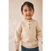 Next Strickpullover Strickpullover mit Henley-Kragen (1-tlg)