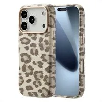 Selencia Backcover Selencia Sabi Backcover Leopardenmuster mit MagSafe Apple iPhone 17 Pr