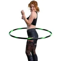 Hoopomania Hula-Hoop-Reifen Hula Hoop Reifen für Anfänger Ø100cm Hell-Grün