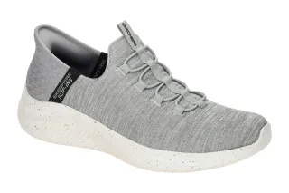 Skechers 232452 GRY Herren Slipper Ultra Flex 3.0 - Right Away Grau Vegan atm...