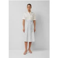 s.Oliver Midikleid Kleid Hemdblusenkleid aus Popeline