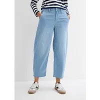 bonprix Stretch-Jeans mit Stretch-Anteil, lockere Passform, verkürzte Balloon Leg