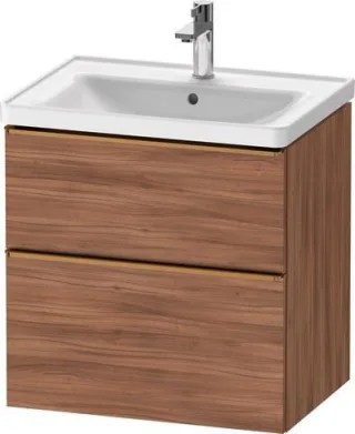 Duravit D-Neo Waschtischunterbau wandhängend Nussbaum Matt 634x452x625 mm - DE4354004790000 DE4354004790000