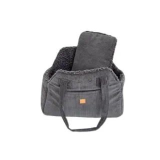 PET & Co. Pet & Co Hundetasche Lucky Luxus grau/ grau