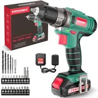 HYCHIKA BETTER TOOLS FOR BETTER LIFE Akku-Bohrschrauber Akku-Bohrschrauber 12V 30Nm Max mit 1x1,5Ah Akku, max. 1500 U/min