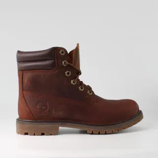 Timberland Waterville Brown Nubuck Leder Damen Schnürstiefel 8305r