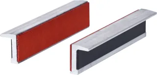 KS Tools Alu-Schraubstock-Schonbacken,Gummibesatz - 914.0092
