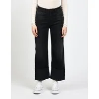 GANG Weite Jeans 94JETTE CULOTTE mit hochgeschlagenem, ausgefranstem Saum, Wide Fit