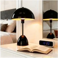OTTO home Tischleuchte Dorrio Pilzlampe, ohne Leuchtmittel, Leuchtmittel wechselbar, Textilkabel blendfreie Nachttischleuchte, Tischlampe, E14, Pilz, Lampe