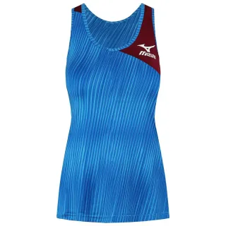 Mizuno verstärken Frauen mit dem blauen Tank Top der Frauen