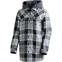 Maier Sports Flanellbluse Camquadri W wattiertes Damen Hemd im klassischen Karo-Look
