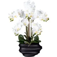 Kunstorchidee Phalaenopsis Orchidee Phalaenopsis, Creativ green, Höhe 75 cm, in Design-Kunststoffvase