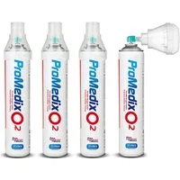 Promedix Inhalator PR-994, 4-tlg., Sauerstoffkonzentration 99,4%, 12Liter Volumen