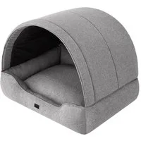 Hobbydog Hundehütte Prompter 2-in-1 aus Inari mit abnehmbarem Bezug, pflegeleicht, handwaschbar, für Zuhause & Balkon
