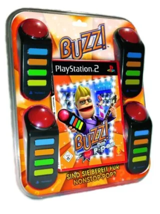 BUZZ! Das Pop-Quiz inkl. Buzzer [für PlayStation2]