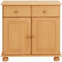 OTTO home Sideboard Mette, Kommode mit gefrästen, kugelförmigen Füßen, Breite 80 cm