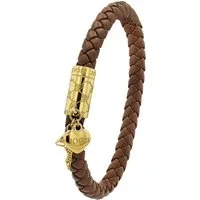 JOOP! Armband JOOP! Armband für Damen, Edelstahl, Leder (Armband m.Anh., 1-tlg)