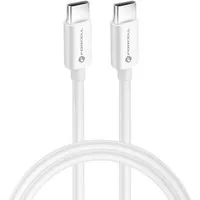 Forcell Ladekabel USB Typ C aus USB Typ C Weiß QC4.0 3A/20V PD60W Datenkabel USB-Kabel, (150 cm)
