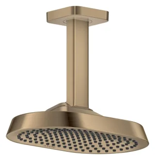 Hansgrohe AXOR ShowerSphere Kopfbrause 250/160 1jet mit Deckenanschluss, Brushed Bronze, 39763140 39763140
