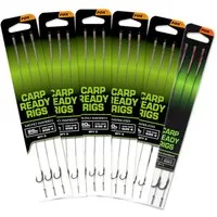 FOX International Karpfenhaken Fox Carp Ready Rigs Wide Gape - 3 Karpfenvorfächer