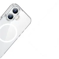 Ventarent Handyhülle Induktion Hülle iPhone 16 Plus MagSafe 6,7 Zoll, Case Cover Bumper Schutzhülle Magnetisch