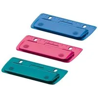 Herlitz Hefter 3 Herlitz Taschenlocher / Mini Locher / abheftbar / 3 verschiedene Far