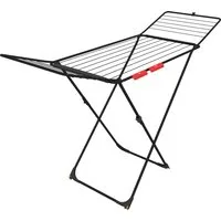Vileda Wäscheständer Vileda UNIVERSAL Ultimate Wäscheständer, Mattschwarze Stahloberfläche