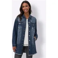 heine Blusenblazer Jeansblazer Langarm