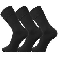 FussFreunde Basicsocken 6 Paar Wellness-Socken Baumwolle Damen & Herren breiter Komfortbund (6 Paar) ohne Gummidruck, handgekettelt