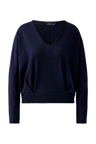 Oui - Pullover blau - Gr. - 38