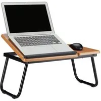 relaxdays Laptoptisch mit neigbarer Arbeitsfläche