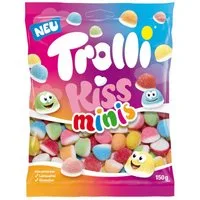 TROLLI Süßigkeit, Trolli Kiss Minis Schaumzuckerbonbon Fruchtgummi Packung 150g