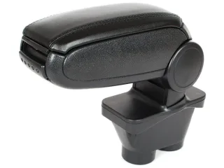 Mittelarmlehne Armlehne KLAPPBAR Leder Schwarz für Peugeot 208 ab 2012-