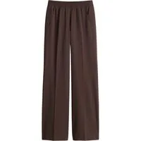 OPUS Stoffhose braun,Casual,Polyester,Unifarben,Wide Leg,Mittel