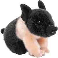 Uni-Toys Kuscheltier Angler Sattelschwein - 20 oder 25 cm - Plüsch-Ferkel - Plüschtier, zu 100 % recyceltes Füllmaterial