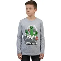 Minecraft Langarmshirt Minecraft Langarmshirt Jungen Creeper 6/7 8/9 10/11 12/13 Jahre