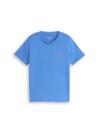 tom tailor kids - Basic T-Shirt soft mid blue - Gr. - 134