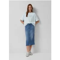 s.Oliver Midirock Rock Midi-Jeansrock mit aufgesetzten Taschen